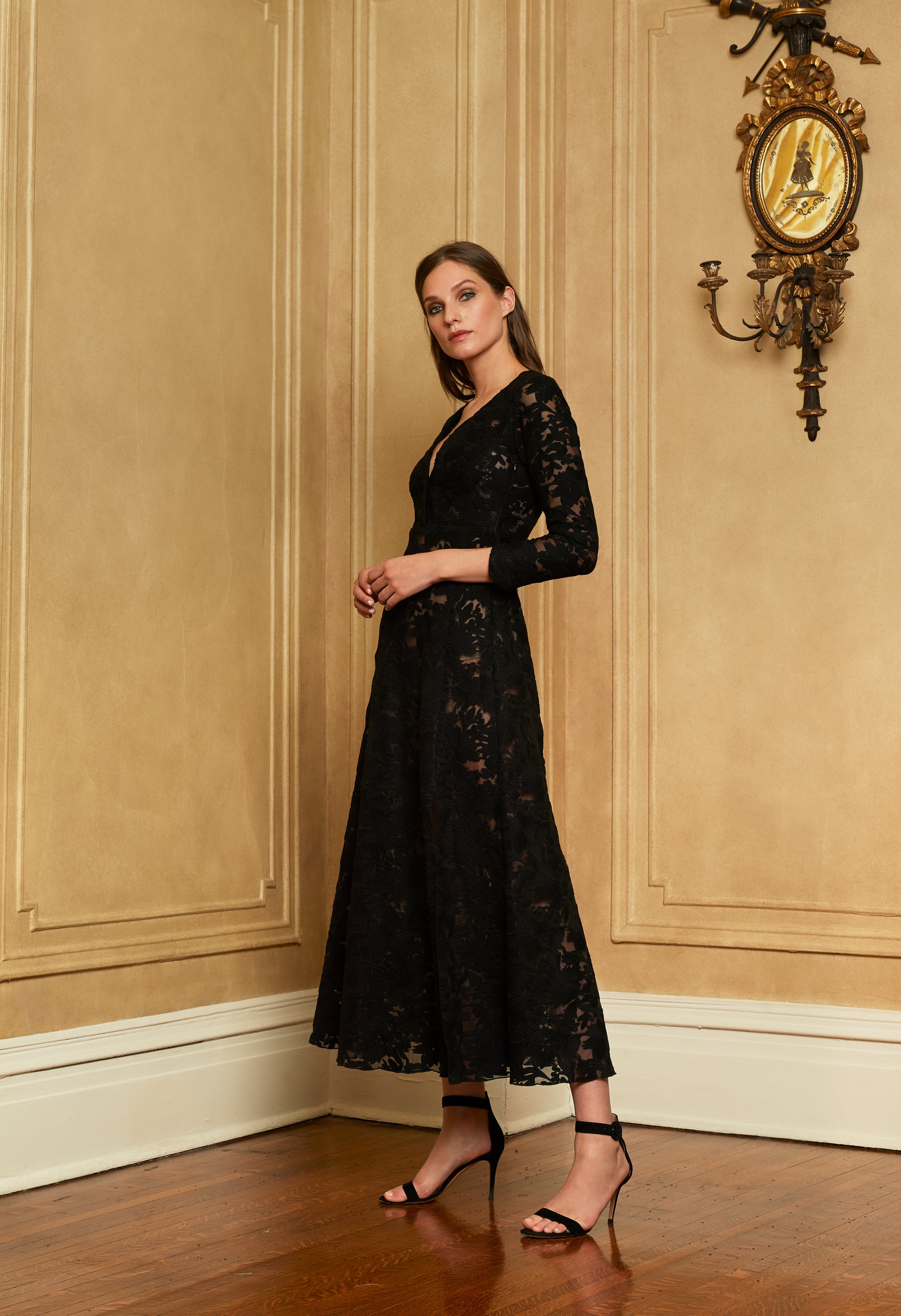 The Victoria Dress | Black Lace