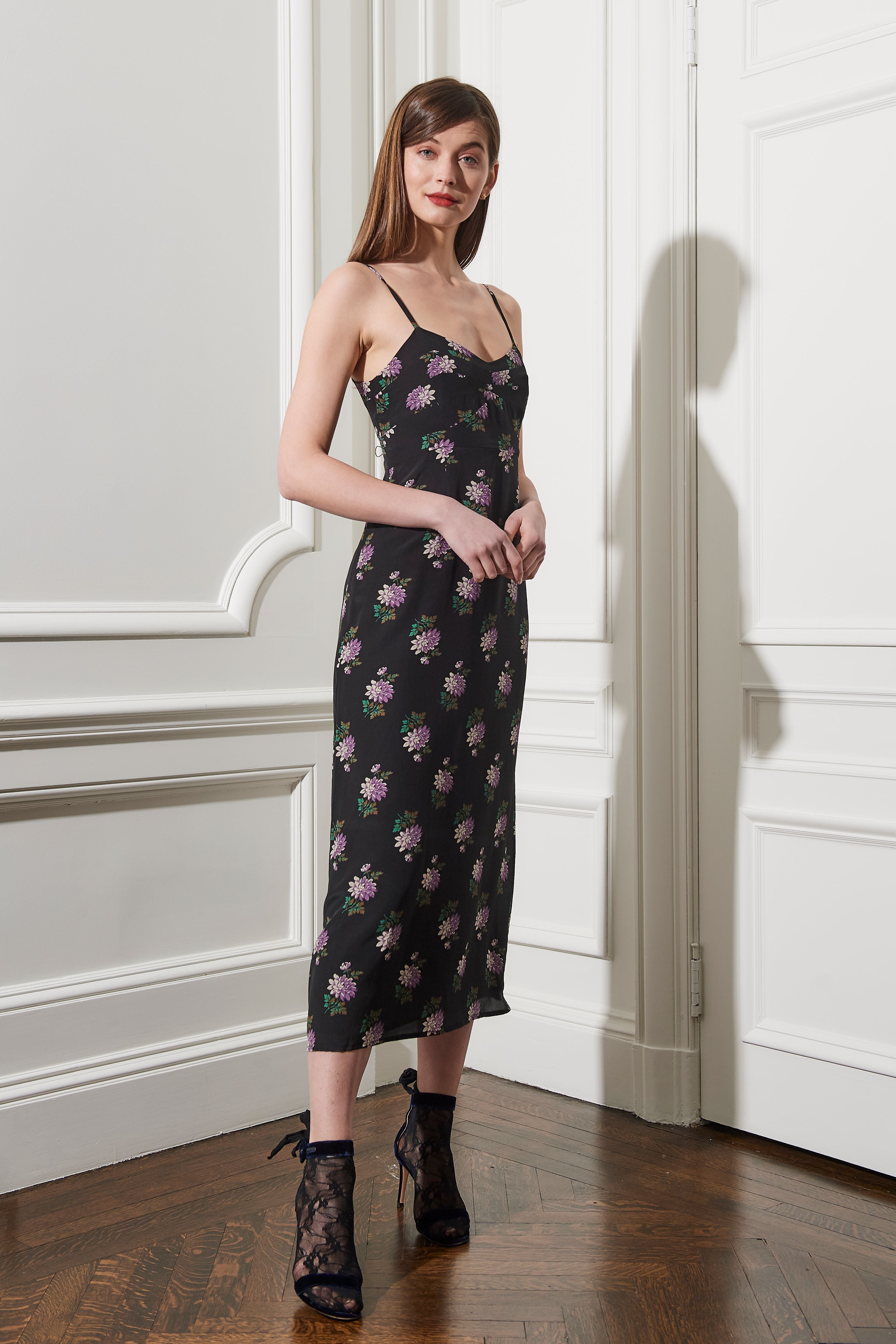 The Livie Dress | Violet Blossom